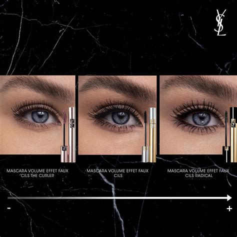 mascara volume effet faux cils ysl|YSL the curler mascara.